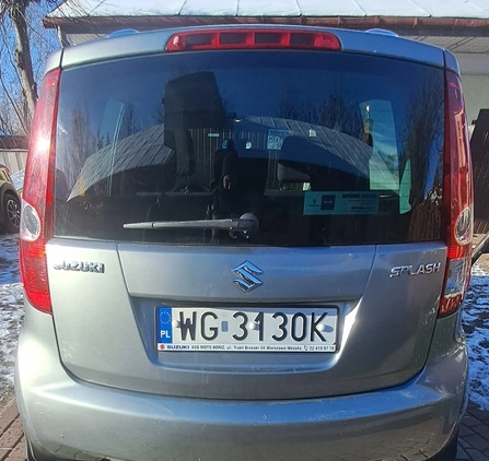 Suzuki Splash cena 18000 przebieg: 176000, rok produkcji 2011 z Białogard małe 37